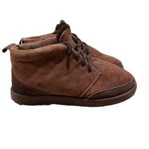 UGG Unisex Short Leather Suede Boots Size 8